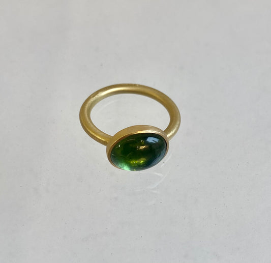 Anello Tormalina verde Bellagio