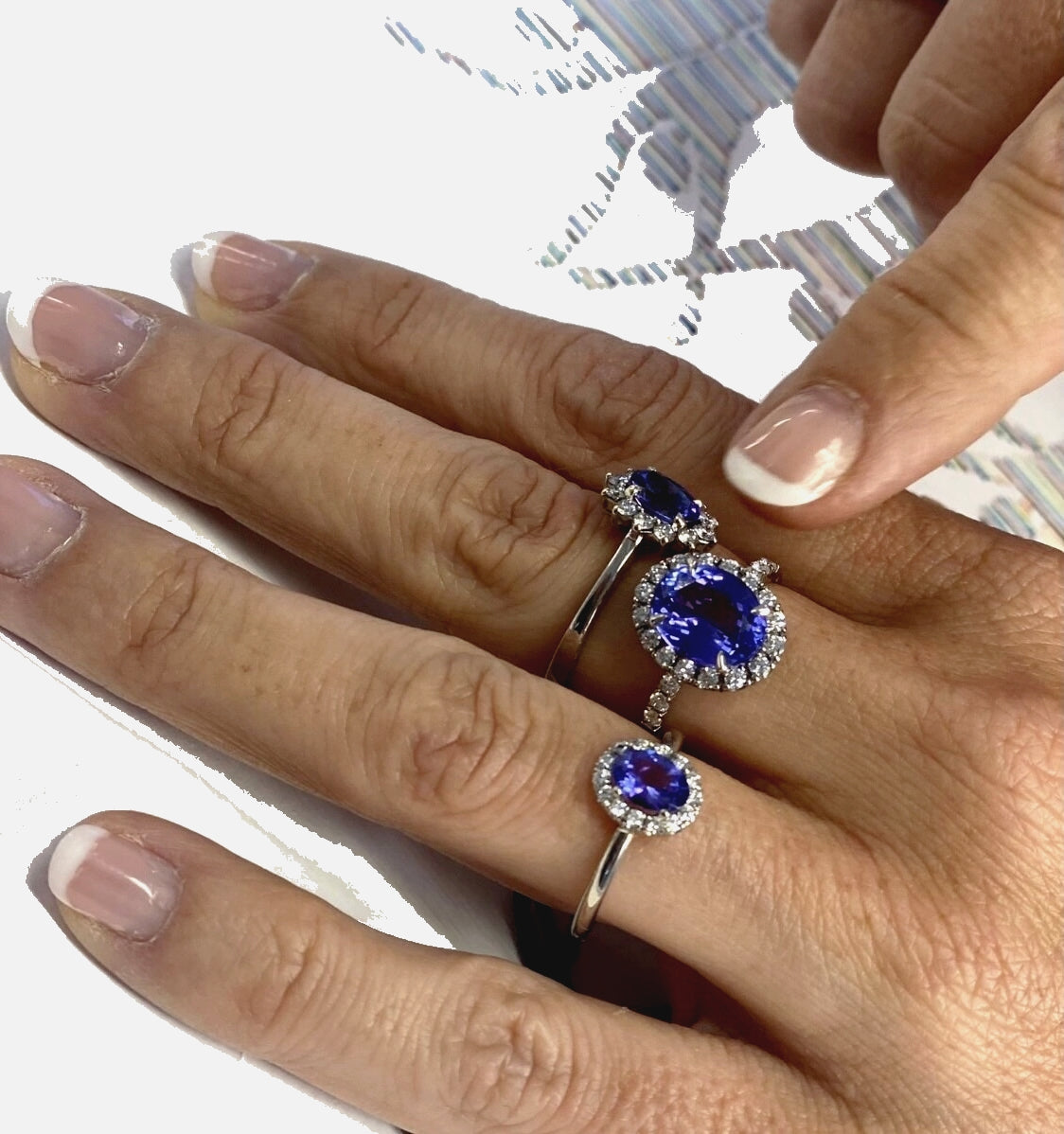 Anello tanzanite Cernobbio