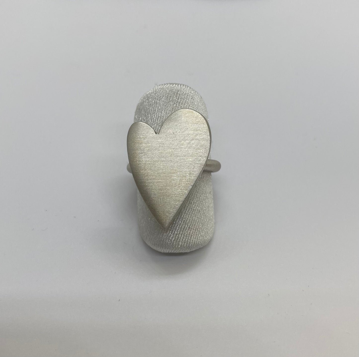 Anello argento cuore