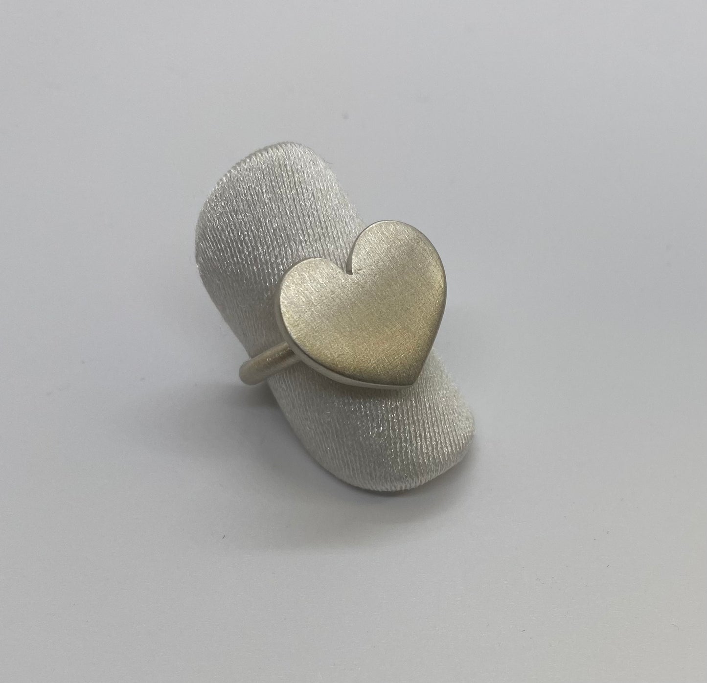 Anello argento cuore