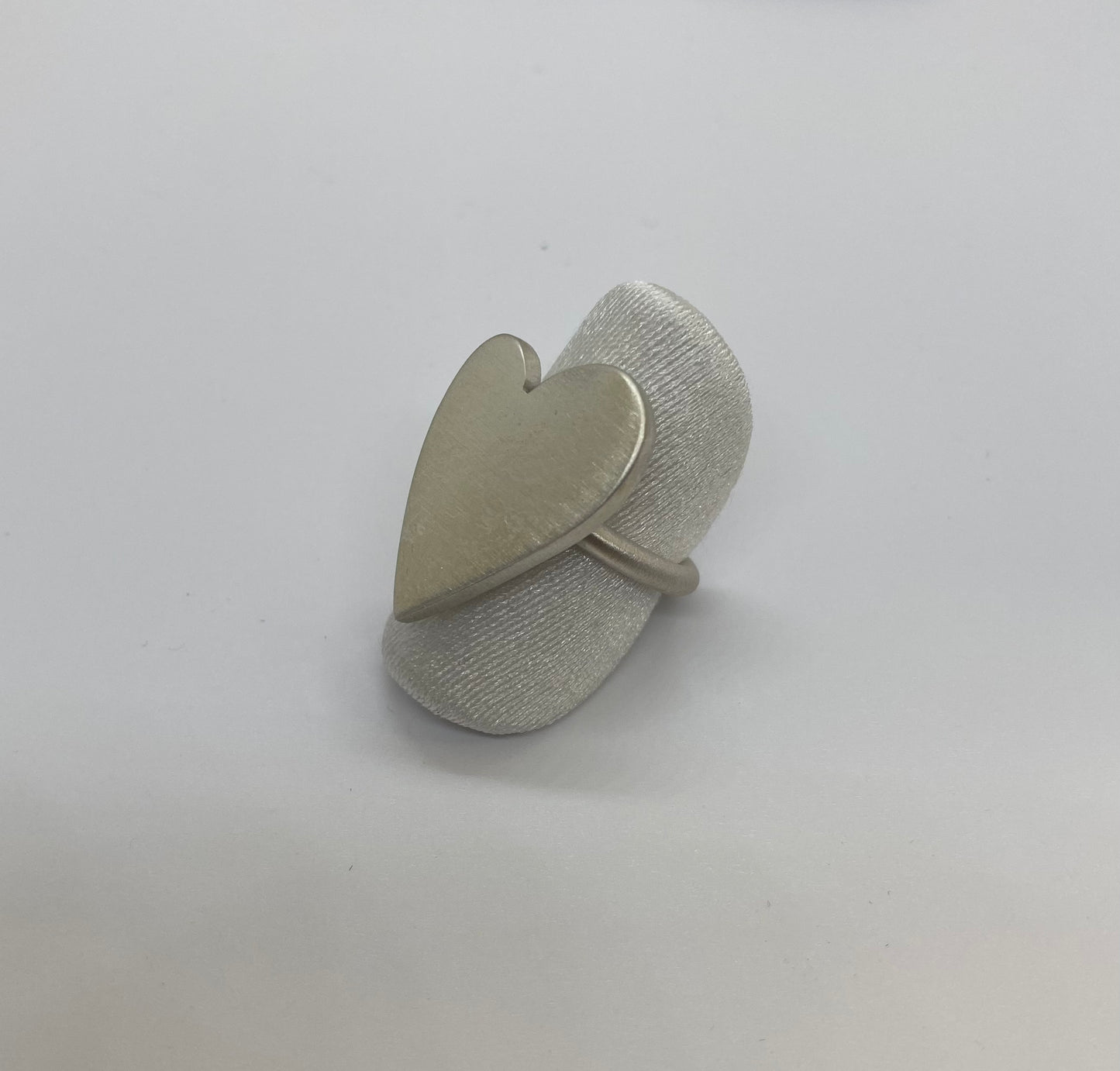 Anello argento cuore