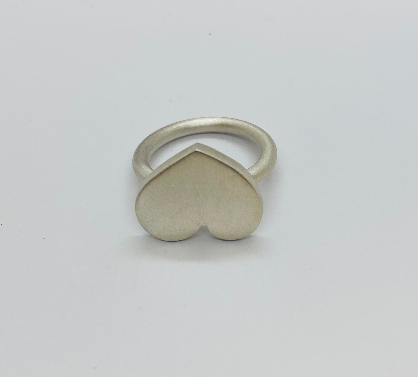 Anello argento cuore